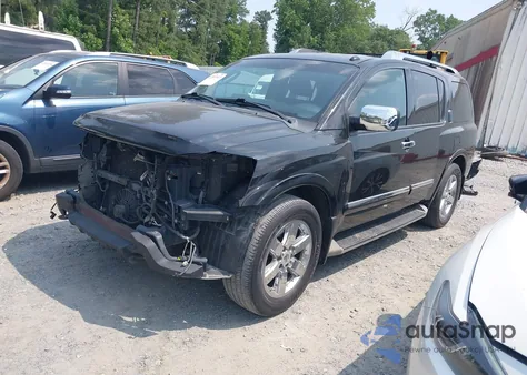 2011 Nissan Armada Platinum из США, поврежденный, VIN 5N1BA0ND7BN612585